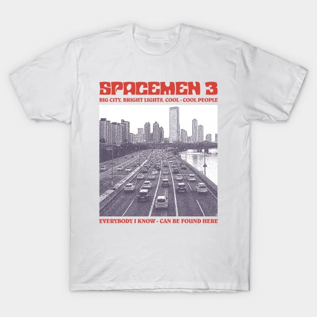 Spacemen 3 - Big City Fanmade T-Shirt by fuzzdevil